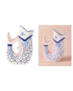 Albert Large Blue Fish Jug £36 €47
