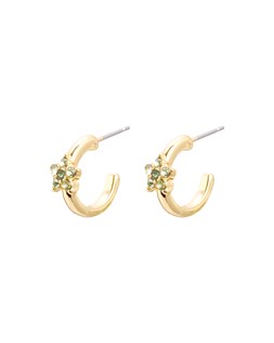 Alma Mini Studded Star Hoop Earrings £12.50