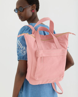 Alma Pink Canvas Backpack £46 €60