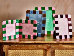 Alyssa Burgundy & Pink Resin Photo Frame 6x4 £22