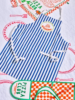 Blue Stripe Pizza Club Apron