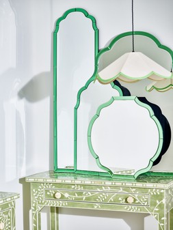 Aurora Green Curve Full Length Mirror £175