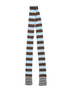 Blue & Brown Striped Skinny Scarf £28.00 €36.50