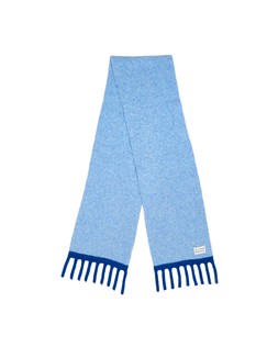 Blue Logo Knitted Tassel Scarf £35.00 €45.50