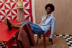 Blue Motif Embroidered Button Up Shirt £68 (landscape)