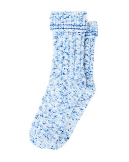 Blue Neppy Chenille Cosy Socks £15.00 €19.50
