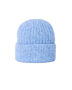 Blue Ribbed Soft Beanie Hat £22.00 €29.00