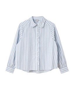 Blue Striped Frill Collar Shirt £58.00 €76.00