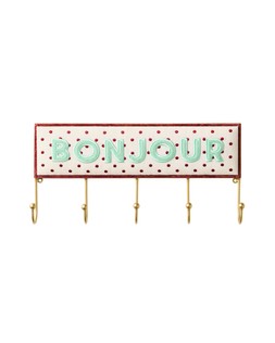 Bonjour Red Polka Dot Wall Storage Hooks £35 €45.50