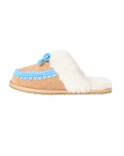 Brown Fur Mule Slippers £28.00 €36.50
