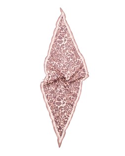 Brown Leopard Print Diamond Scarf £20 €26
