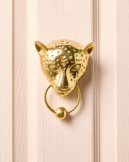 Cheetah Gold Metal Door Knocker £55