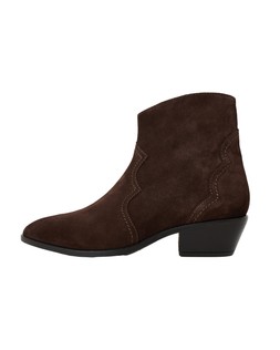 Chocolate Suede Stitch Detail Boots £120.00 €160.00