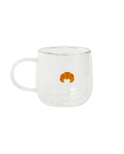 Croissant Clear Glass Mug £12.50 €16.50