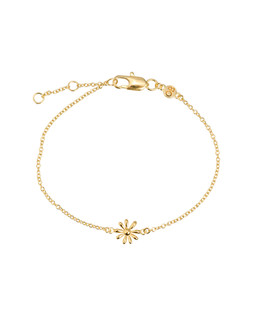 Delilah Daisy Flower Charm Gold Plated Chain Bracelet £36.00 €44.50