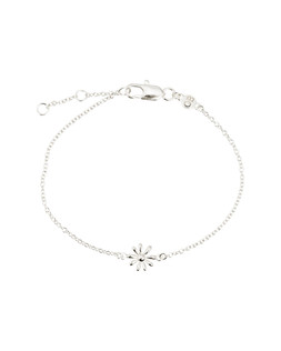 Delilah Daisy Flower Charm Silver Chain Bracelet £34.00 €44.50