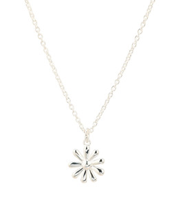 Delilah Daisy Flower Charm Silver Pendant Necklace £48.00 €63.00