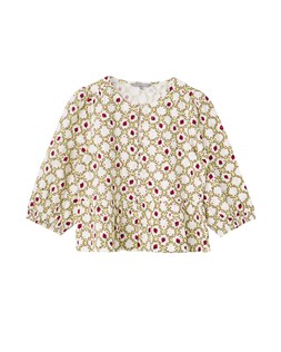 Ecru Strawberry Peplum Blouse £58