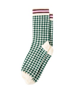 Green Gingham Deep Welt Socks £8.50 €11.50