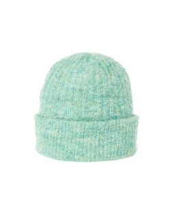 Green Marl Ribbed Soft Beanie Hat £22.00 €29.00