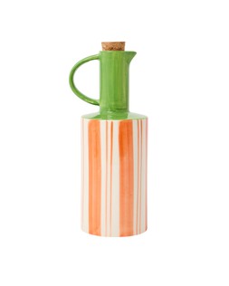 Green & Orange Stripe Oil Bottle £15.00 €19.50