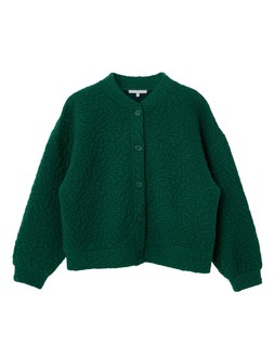 Green Quilted Sweatshirt Bomber Jacket £60.00 €78.00