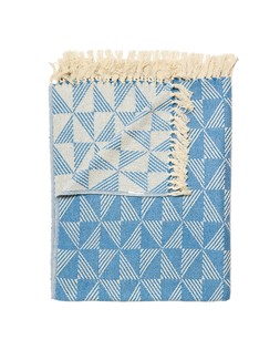 Henlow Blue Geometric Throw £29.50 €38.50
