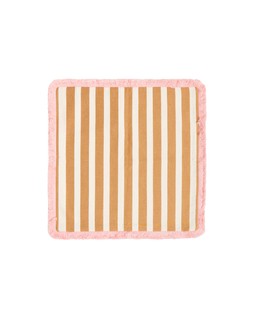 Issey Orange & White Striped Cushion Cover 45x45cm £24.50