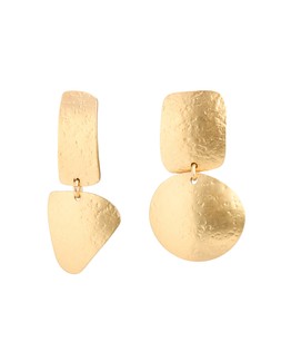 Kimora Hammered Metal Drop Stud Earrings £18 €23.50