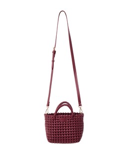 Kitty Burgundy Braided Crossbody Bag £59.50 €78