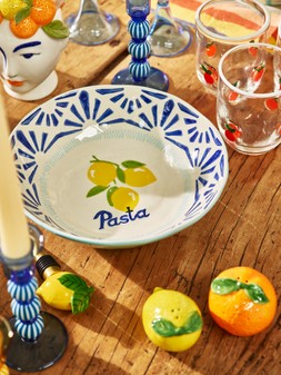 Lemon Ceramic Pasta Bowl £17.5