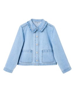 Light Blue Frill Collar Denim Jacket £72 €94