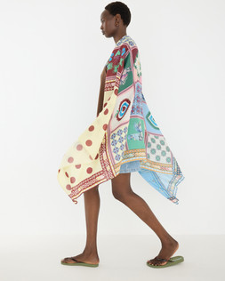 Lisbon Tile Print Lightweight Scarf £28 €36.50