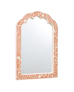 Lohko Rose Pink Floral Inlay Wall Mirror £175.00 €230.00