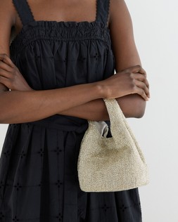 Luci Silver Beaded Mini Tote Bag £38 €49.5