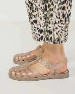 Melissa Possession Silver Jelly Fisherman Sandals £65