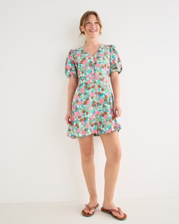 Menina Button Through Mini Dress £75 €98