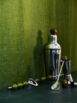 Olive Silver Metal Cocktail Shaker £24.50
