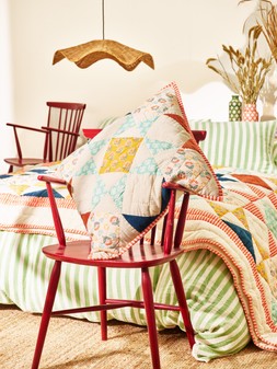 Patchwork Autumnal Multicoloured Sham 60x60cm £32.50