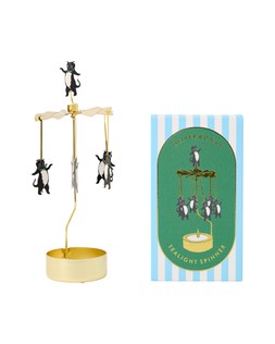 Pierre the Cat Metal Tealight Spinner £10 €13