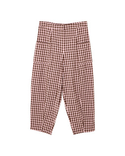 Pink & Brown Checked Peg Trousers £65 €85