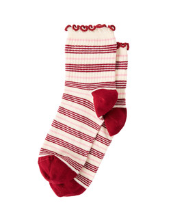 Pink & Red Lettuce Edge Frill Socks £8.50 €11.50