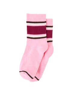 Pink Striped Sporty Ankle Socks £8.50 €11.50