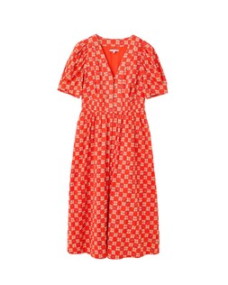 Red Strawberry V-Neck Midi Dress £82