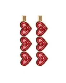 Rosalie Beaded Heart Clips £18 €23.50