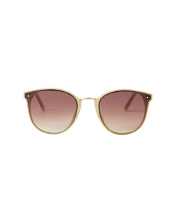 Small Flat Lens Milky Soft Green Cat Sunglasses £24