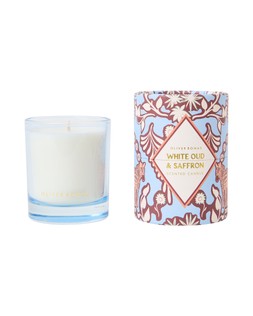 Stately White Oud & Saffron Scented Candle £25 €32.50