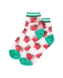Strawberry Sheer Socks £8.50