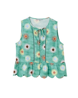 Sun Peplum Scallop Hem Top £58 €76