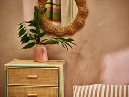 Vero Sage Green Rattan Chest of Drawers £495 landscape